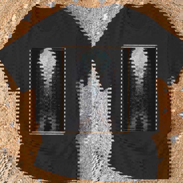 天国への扉のあるアンダーワールド Tシャツ 高齢者への贈り物