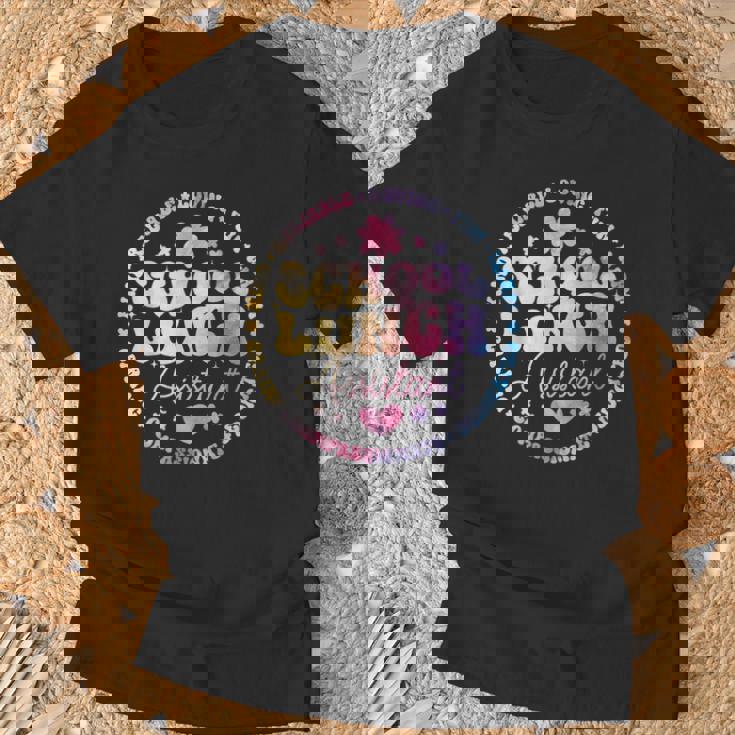 学校給食アシスタントマネージャー フードサービスクルースクワッド Tシャツ 高齢者への贈り物