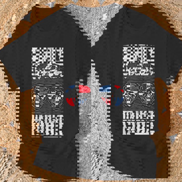 家族旅行 ドミニカ共和国 休日 バケーション トリップ ドミニカ共和国 Tシャツ 高齢者への贈り物