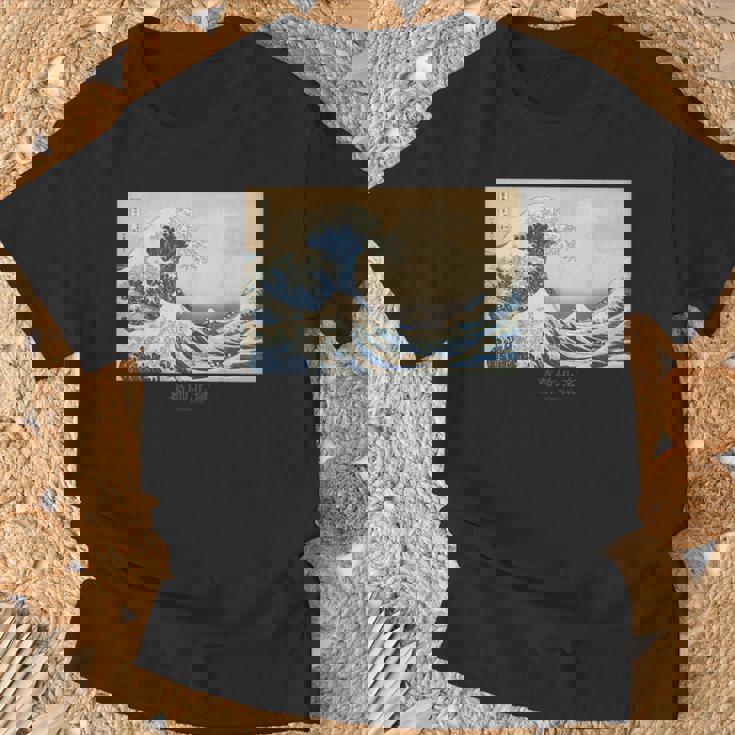 富士山、北斎、浮世絵、江戸時代、版画、お土産、日本旅行、日本美術、伝統、かっこいい、富嶽三十六景、和風 Tシャツ 高齢者への贈り物