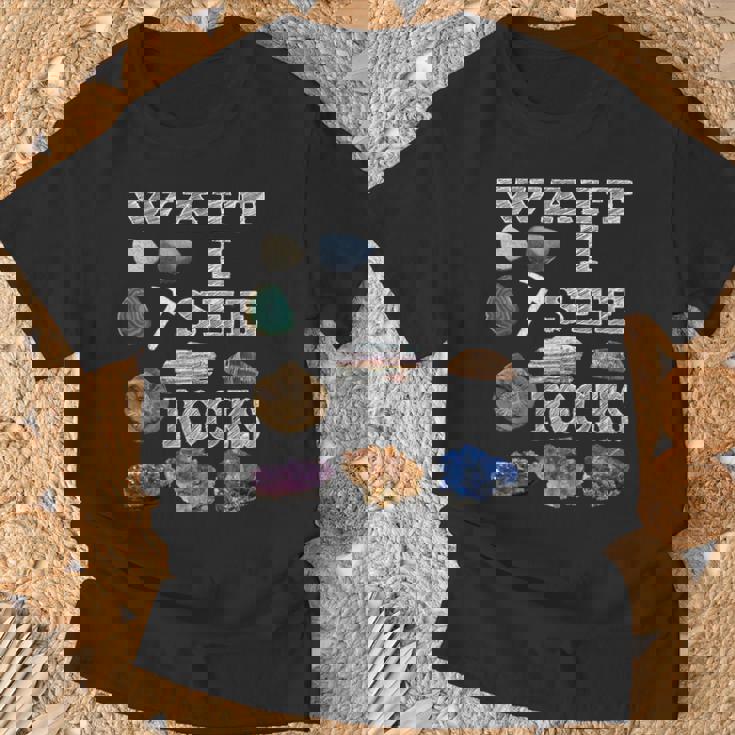 待って、Iee Rocks Rockhound Geology Rock Collection Tシャツ 高齢者への贈り物