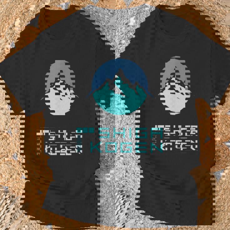 志賀高原スキー場higa Kogenkinowboard Japan Tシャツ 高齢者への贈り物