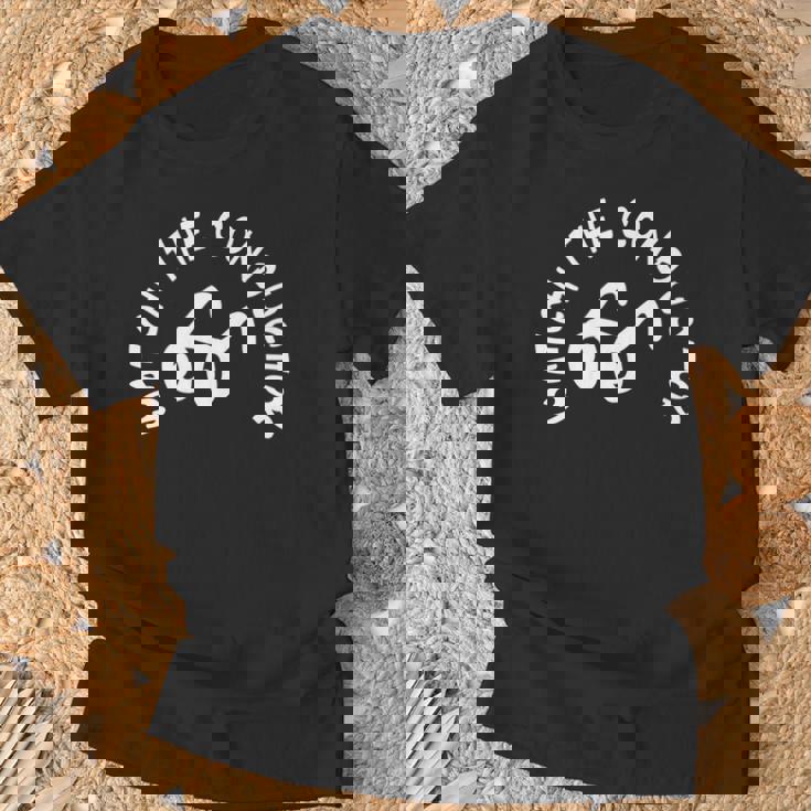 指揮者を見る 長袖tシャツ Tシャツ 高齢者への贈り物