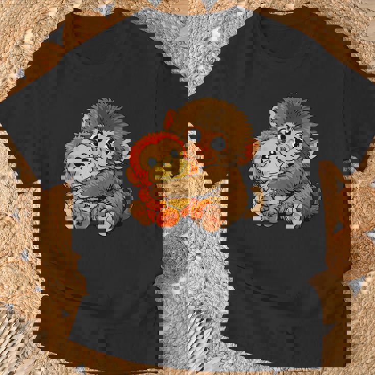 日本 かわいい 赤ちゃん モンキー パンチ ニホンザル パンチくん Tシャツ 高齢者への贈り物