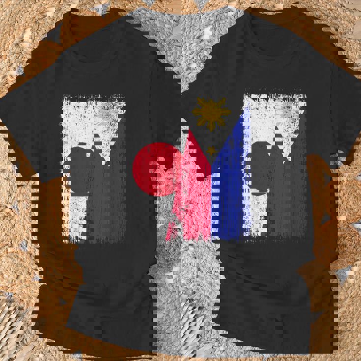 日本 フィリピン ハーフフラッグ 日本 フィリピン ジャージ Tシャツ 高齢者への贈り物