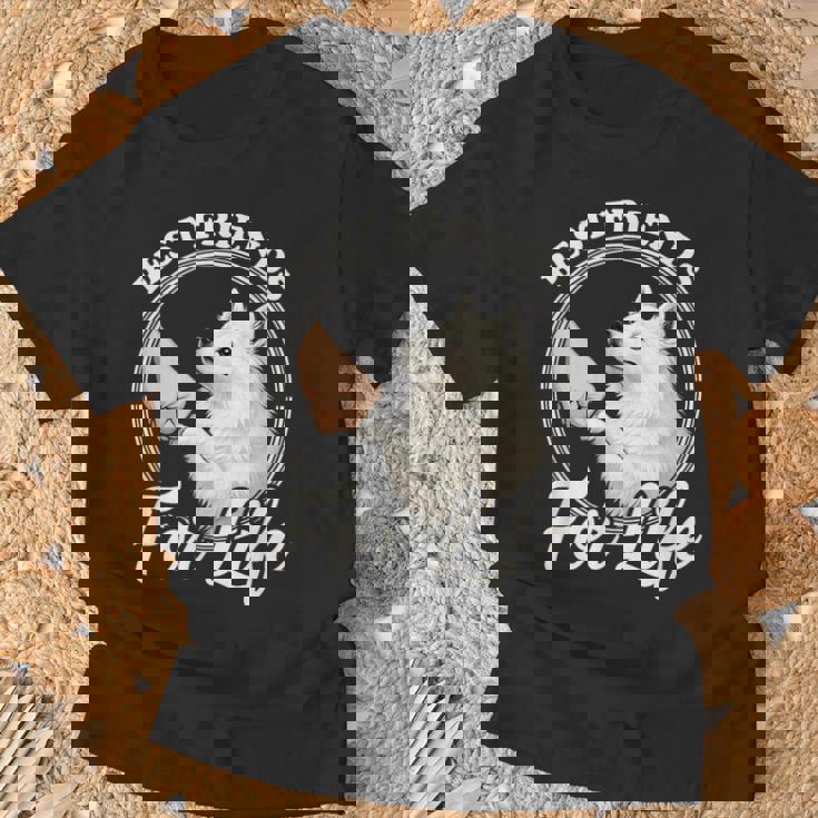 日本スピッツ 犬好きデザイン 美しい日本スピッツ Tシャツ 高齢者への贈り物