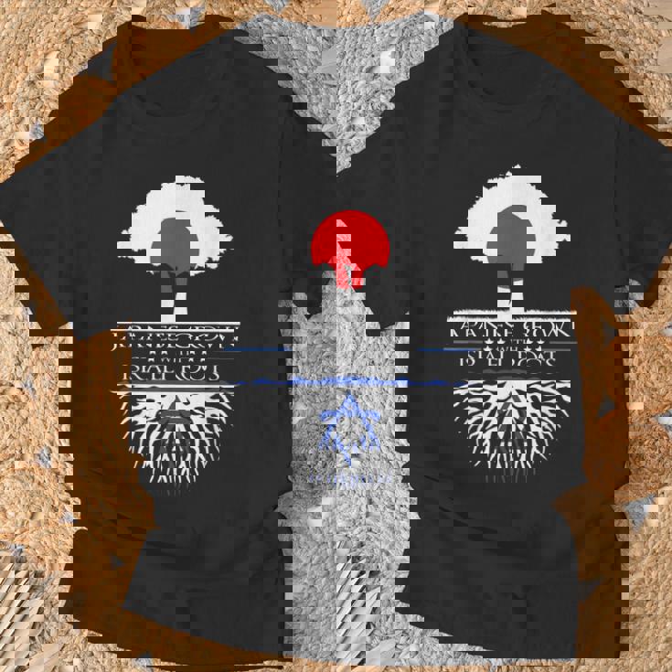 日本人が育てたイスラエルのルーツ 日本 イスラエル ユダヤ人移民 Tシャツ 高齢者への贈り物