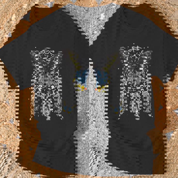 昆虫学者 蝶 昆虫 蝶 黒アゲハチョウ Tシャツ 高齢者への贈り物