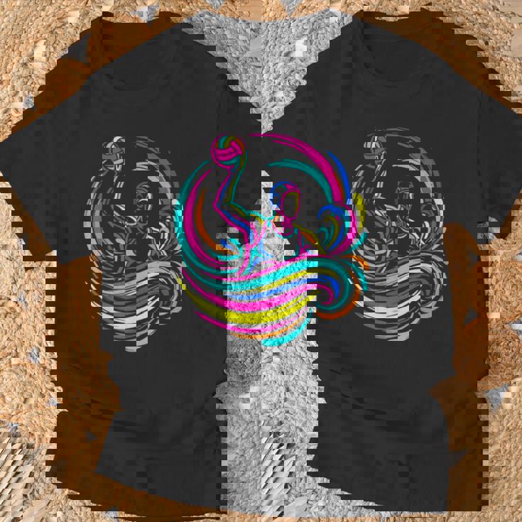 水球選手 スチームウェーブ Tシャツ 高齢者への贈り物