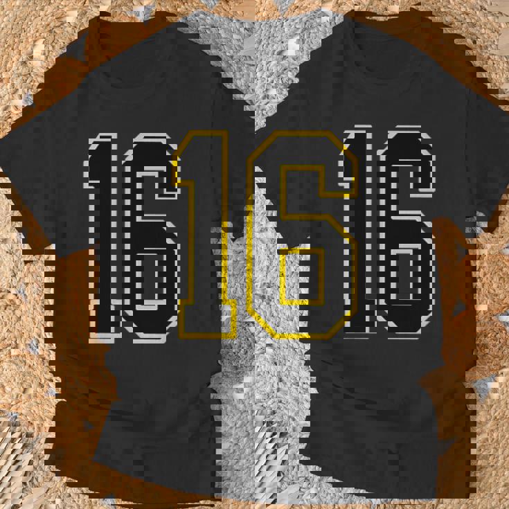 番号 16インチ ブラック Tシャツ 高齢者への贈り物