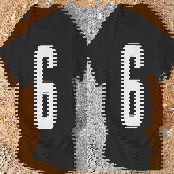 番号 6インチ ホワイト Tシャツ 高齢者への贈り物