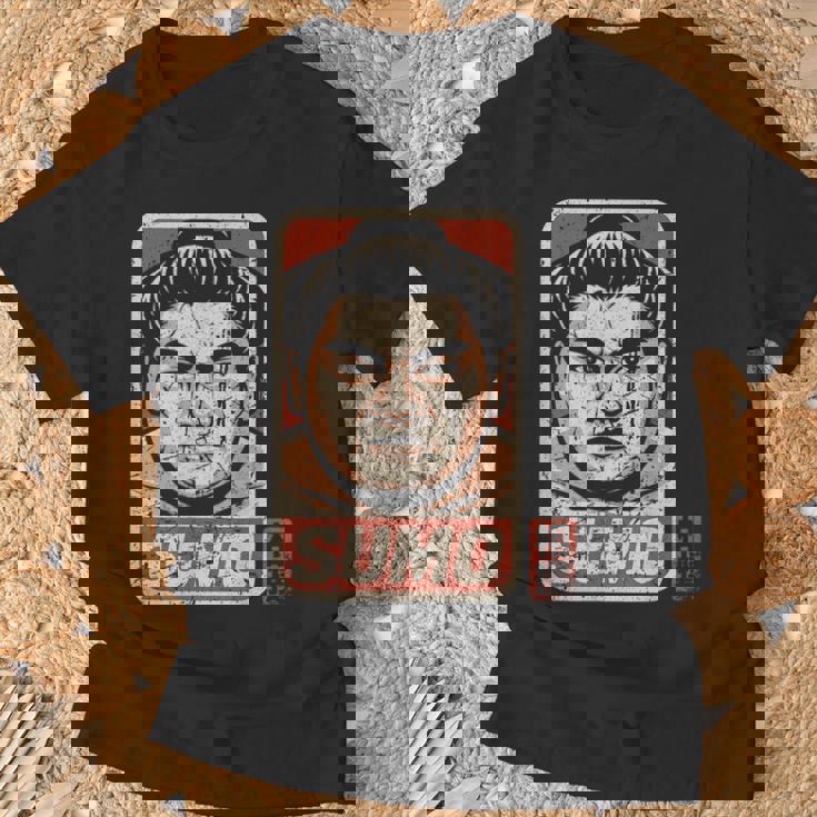 相撲 力士 日本語 漢字 アニメ レスリング 日本 お土産 Tシャツ 高齢者への贈り物