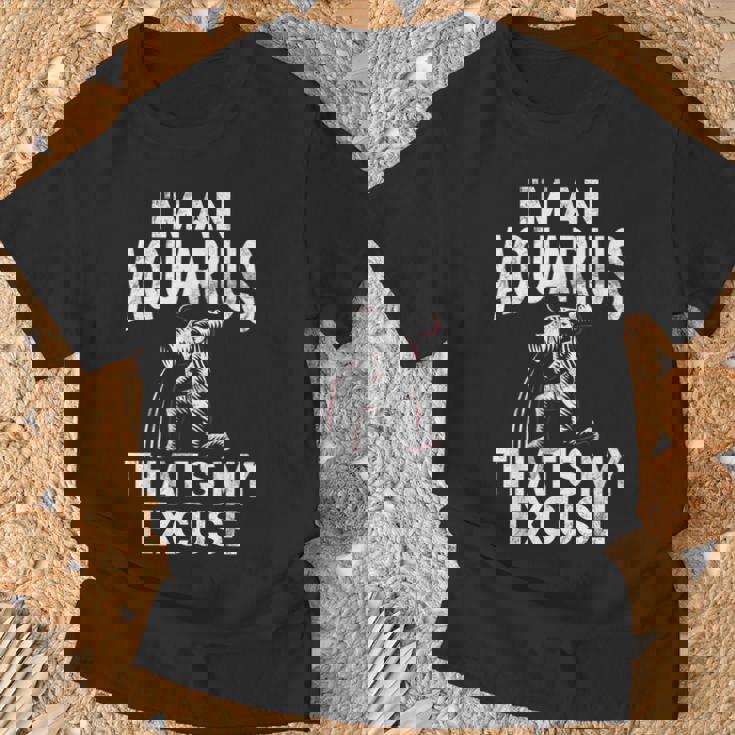 私はアクエリアスですそれが私の言い訳ですアクエリアス Tシャツ 高齢者への贈り物