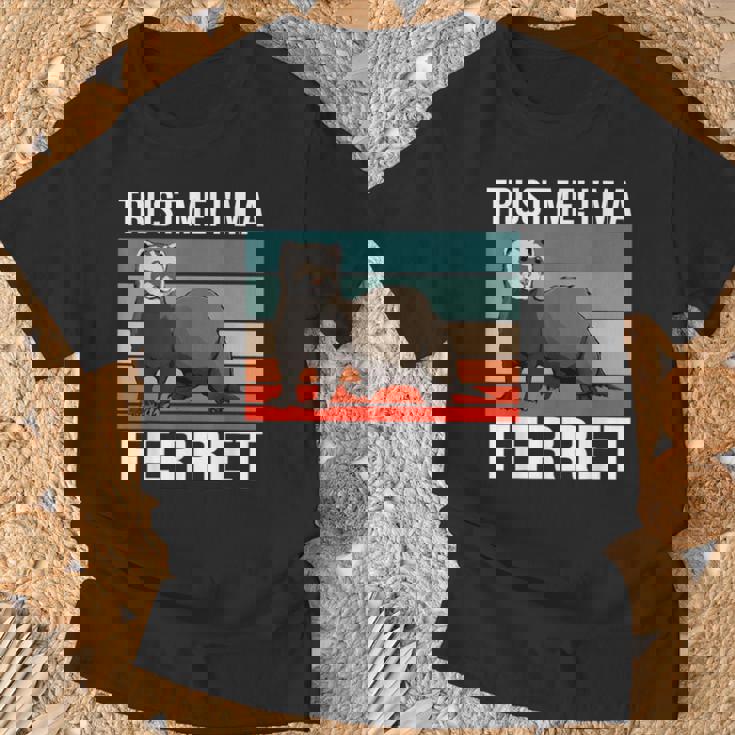 私はフェレット ハロウィン ペットオーナー フェレット Tシャツ 高齢者への贈り物