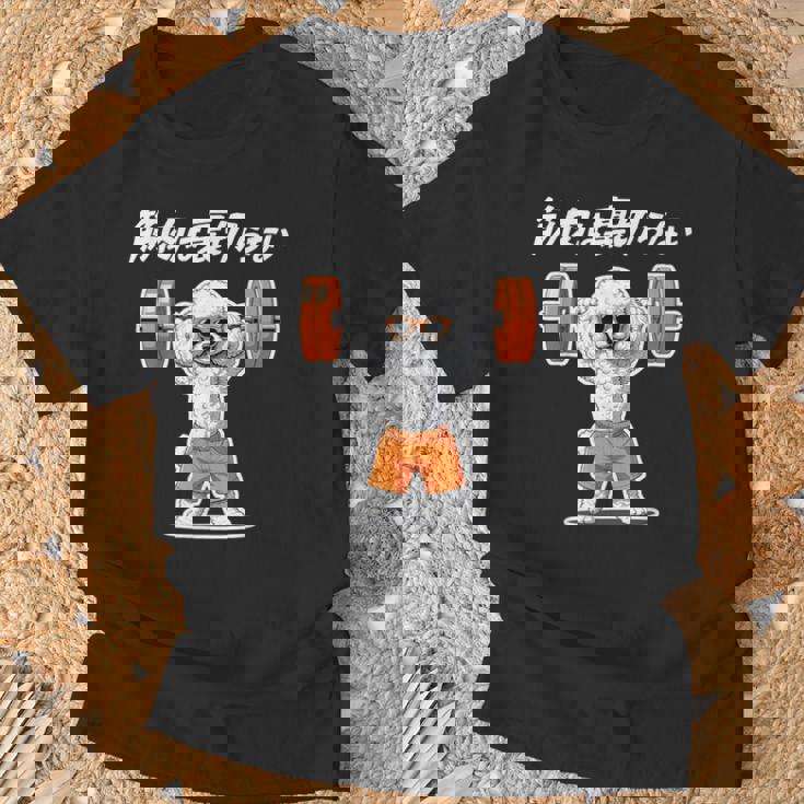 筋肉は裏切らない トイプードル グッズ 犬 おもしろ 面白い ネタ 筋トレ Tシャツ 高齢者への贈り物