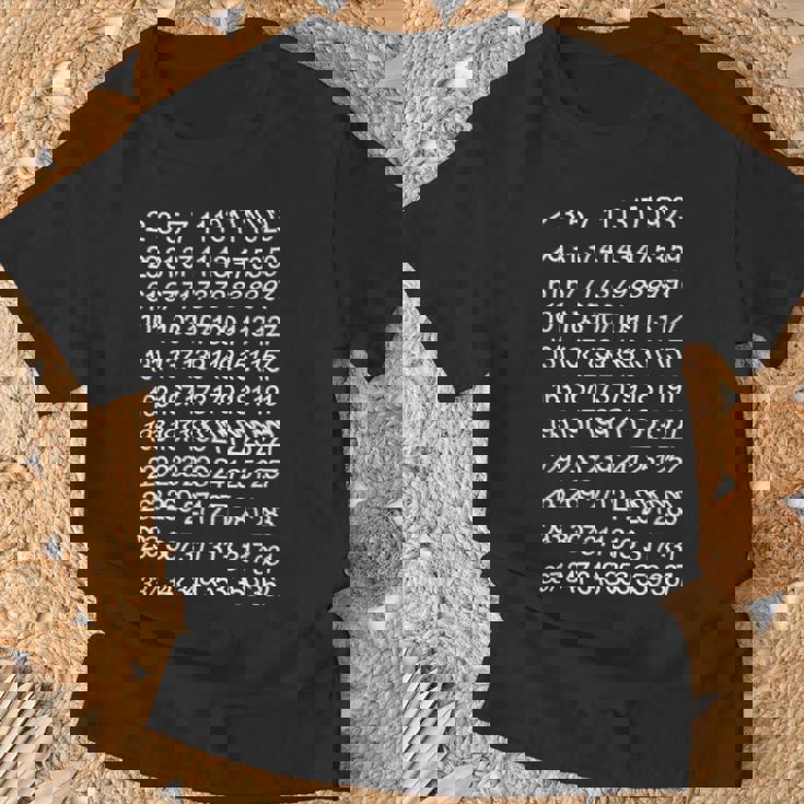 素数 数学 数式 公式 元素記号 化学式 物理 虚数 周期表 円周率 メンズ キッズ 子供 黒 プリントosu Tシャツ 高齢者への贈り物