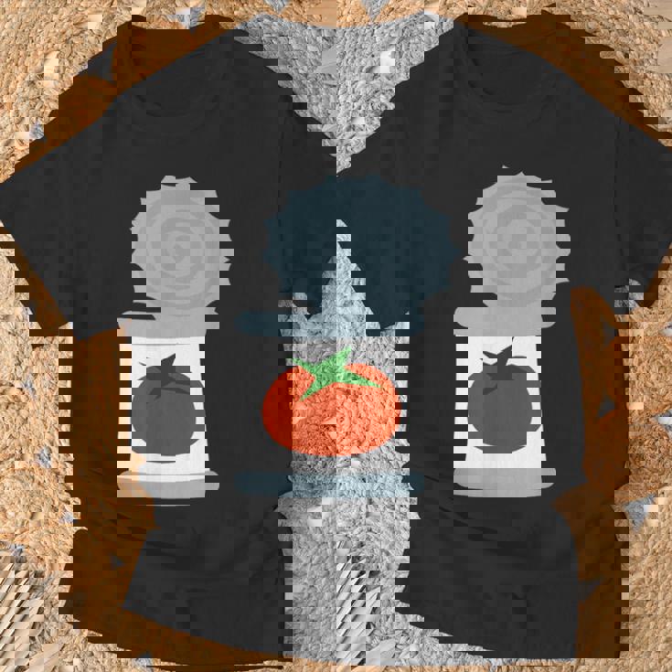缶詰トマト Tシャツ 高齢者への贈り物