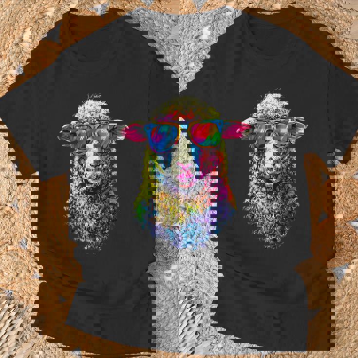 羊 子羊 小型羊 国産羊 羊飼い 甘い羊 Tシャツ 高齢者への贈り物