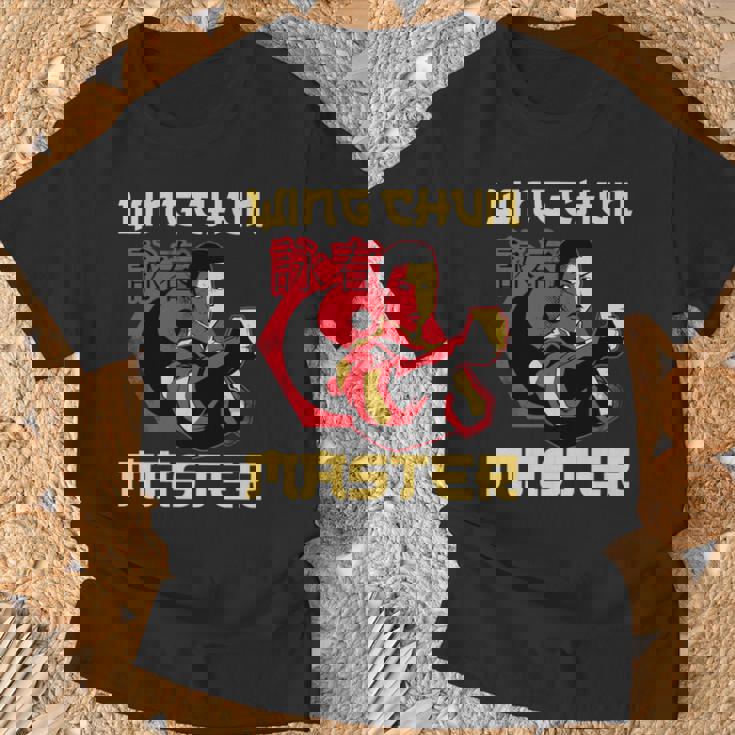 詠春拳マスター トレーニング 詠春拳 コーチ ファイター マーシャルアーツ 長袖tシャツ Tシャツ 高齢者への贈り物