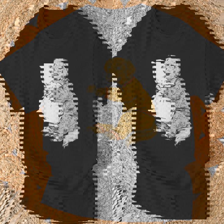 面白い スリーピー ゴールデンレトリバー パジャマ メンズ レディース キッズ Tシャツ 高齢者への贈り物