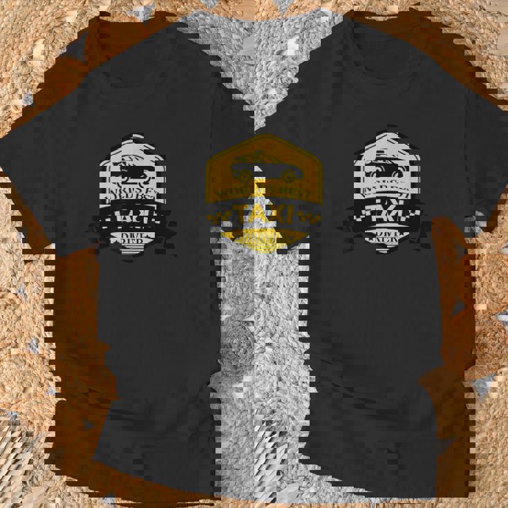 面白い タクシー運転手 世界最高のタクシー運転手 Tシャツ 高齢者への贈り物