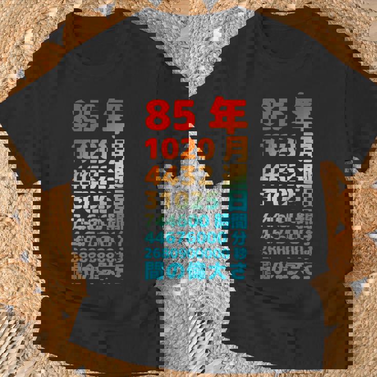 面白い85歳の誕生日の古いメーター 面白い85歳のギフト 女性 男性 面白い電卓 85歳の誕生日のギフト Tシャツ 高齢者への贈り物