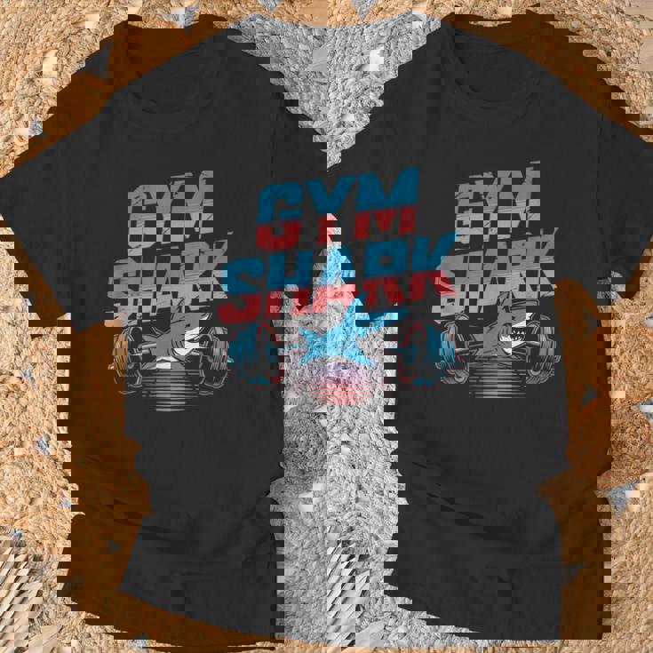 面白いジムシャークシャツ – フィットネス愛好家tシャツ Tシャツ 高齢者への贈り物