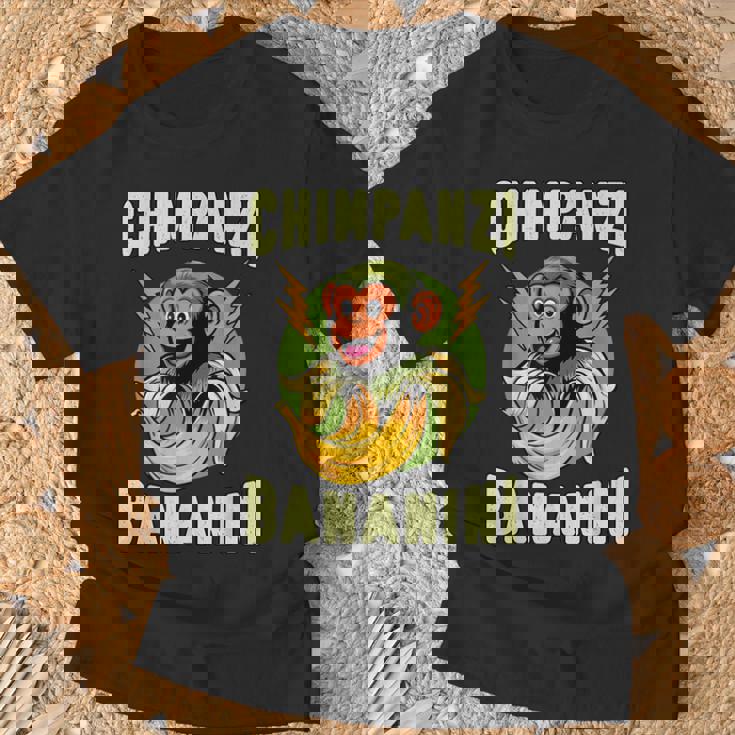 面白いモンキー・チンパンジーニ・バナニーニ・イタリアン・ブレインロット・ミーム Tシャツ 高齢者への贈り物