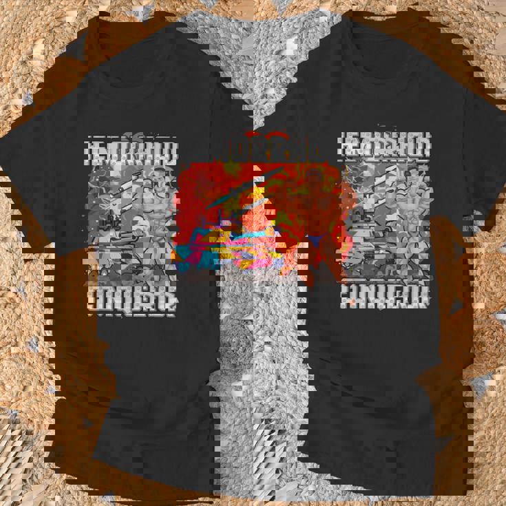 面白い不快なミーム 痔克服ジョーク 恥ずかしい Tシャツ 高齢者への贈り物