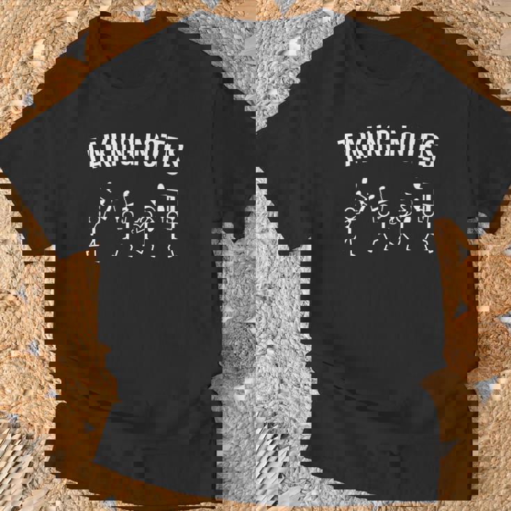 面白い音楽愛好家 音符 ギフト 長袖tシャツ Tシャツ 高齢者への贈り物