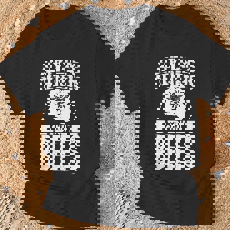 養蜂 養蜂服 メンズ 蜂を考える 長袖tシャツ Tシャツ 高齢者への贈り物