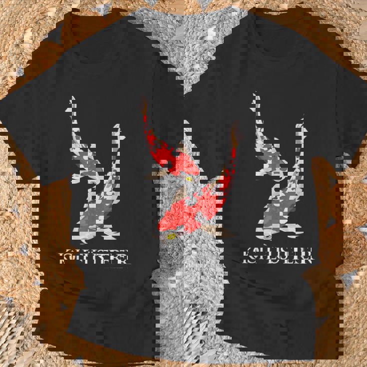 鯉 ささやき魚 鯉 日本 鯉 錦鯉 Tシャツ 高齢者への贈り物