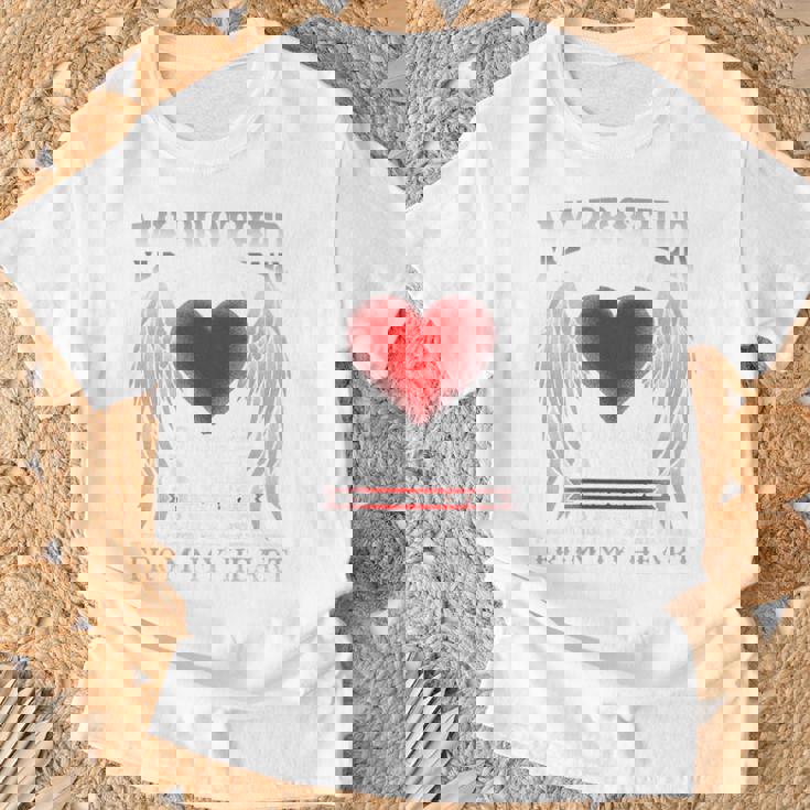 バックプリント My Guardian Angel Brotherメモリアル Tシャツ 高齢者への贈り物