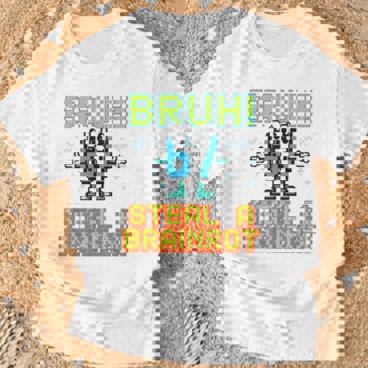 67 Bruhteal A Brainrot Meme 6 7 男の子 女の子 キッズ ユース Tシャツ 高齢者への贈り物