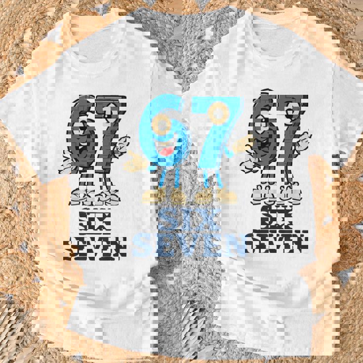 67 シックスセブン 6-7 Gen Alpha イタリアンブレインロットゲームミーム Tシャツ 高齢者への贈り物