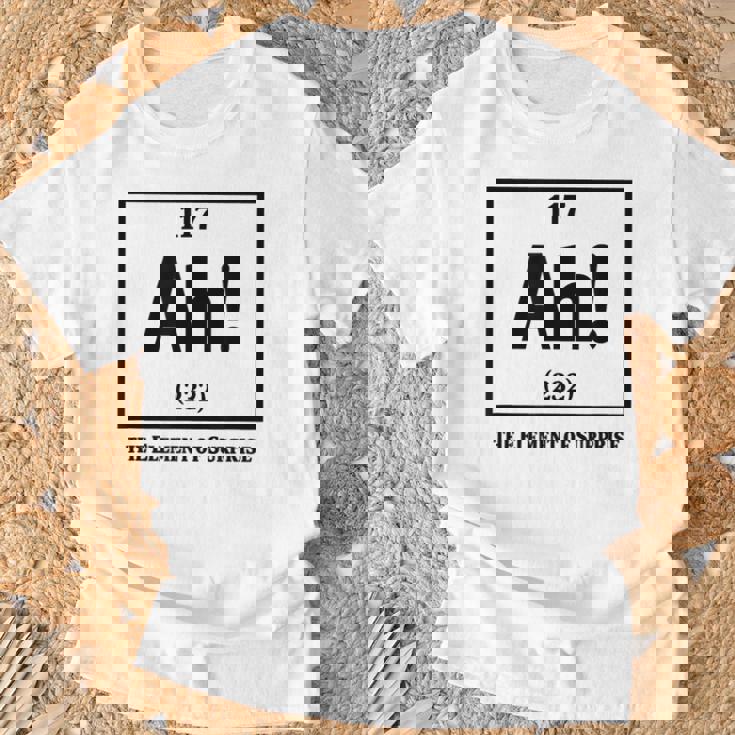Ah The Element Ofurprise Periodic Table Tシャツ 高齢者への贈り物