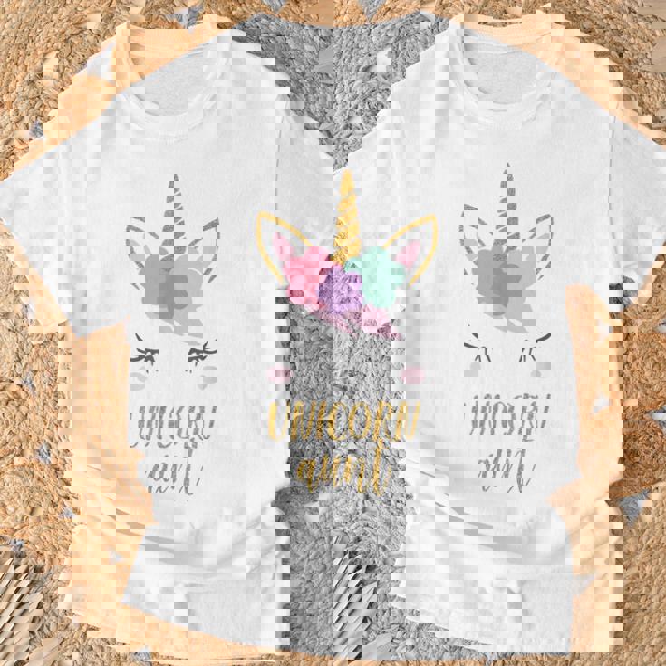 Aunt ユニコーン シャツ かわいい ユニコーン 叔母 ギフト Tシャツ 高齢者への贈り物