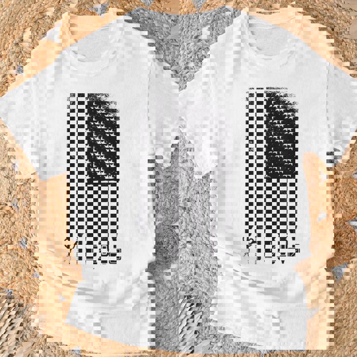 Awesome Barber Usa フラッグ 星 クール コーム ハサミ Tシャツ 高齢者への贈り物