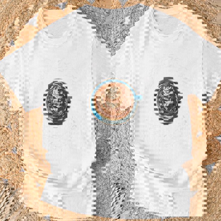 Barista Artista 社員カフェ用ラテアート Tシャツ 高齢者への贈り物