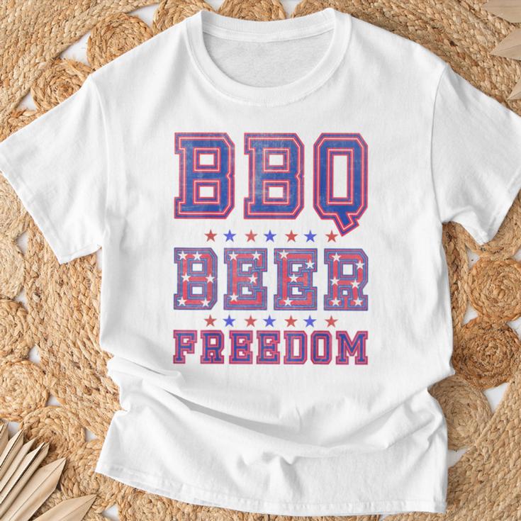 Bbq Beer Freedom シャツ ビンテージ Tシャツ 高齢者への贈り物