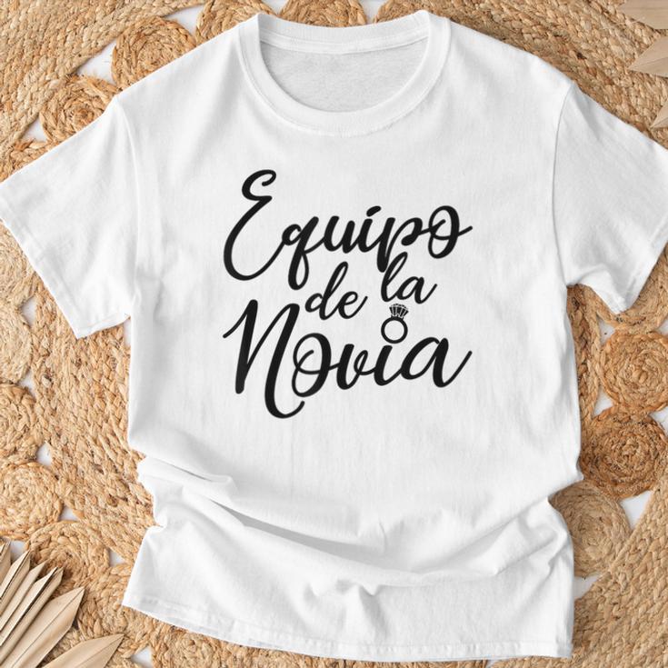 Equipo De La Novia Team Bride Espagne Bachelorette Party T-Shirt Cadeaux pour les vieillards