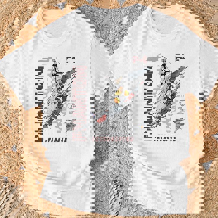 F-4 Phantom Ii ジェットグラフィック Tシャツ 高齢者への贈り物