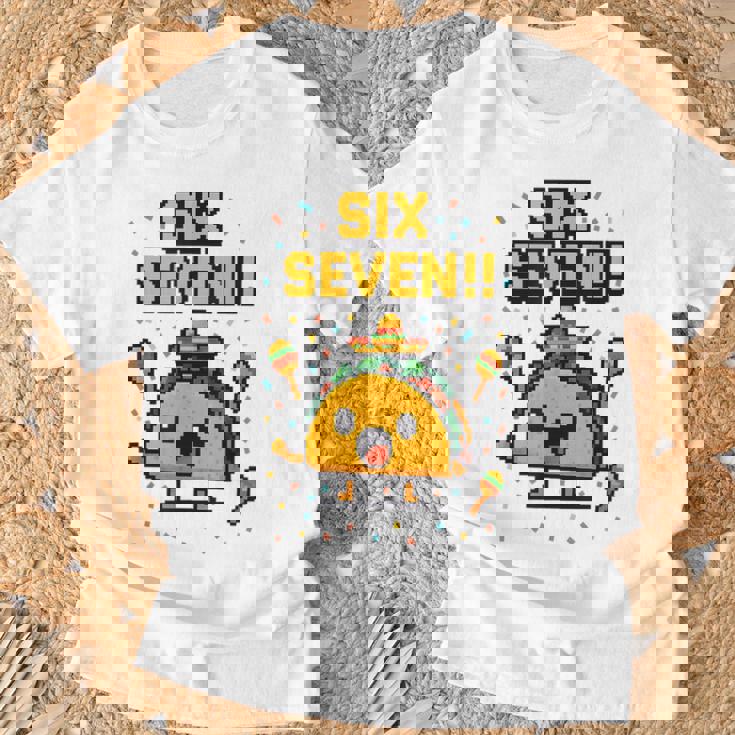 Gamer Taco Six Seven Cinco De Mayo 67 Mexican Fiesta T-Shirt Gifts for Old Men