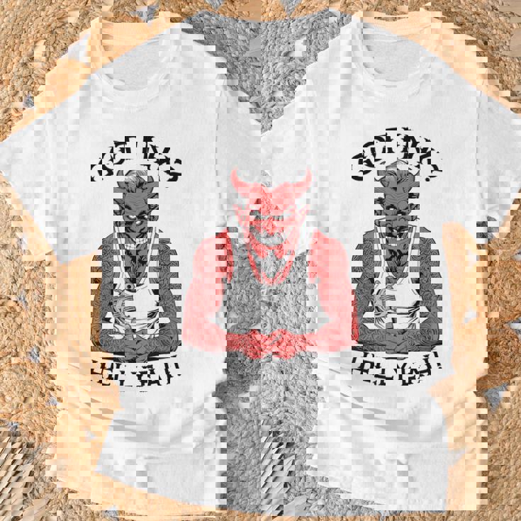 Got Ink Tattoo Devil Hell Yeah Inked Tattooist Tシャツ 高齢者への贈り物