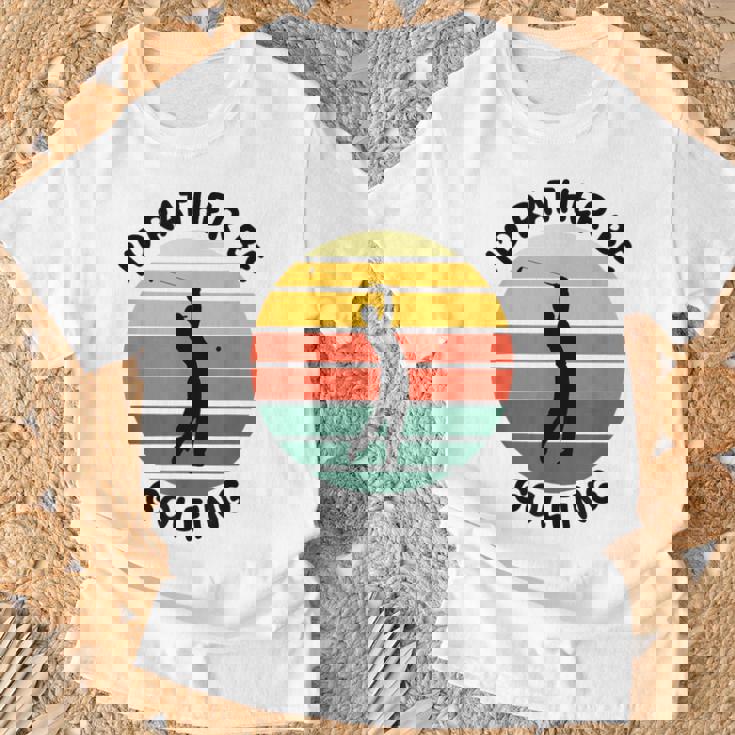 I'd Rather Be Golfing Golfer スポーツアパレル ゴルフ メンズ Tシャツ 高齢者への贈り物