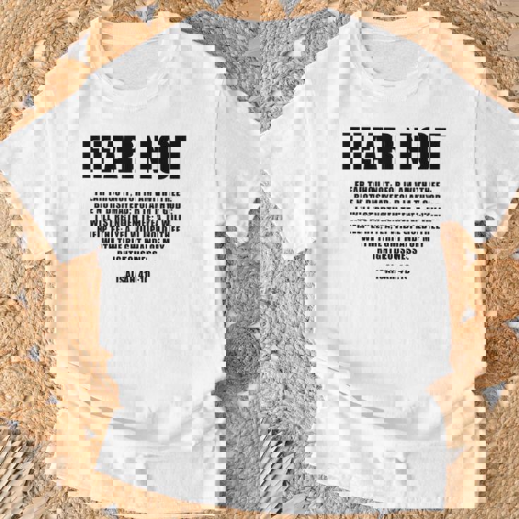 Isaiah 41 Tシャツ 高齢者への贈り物