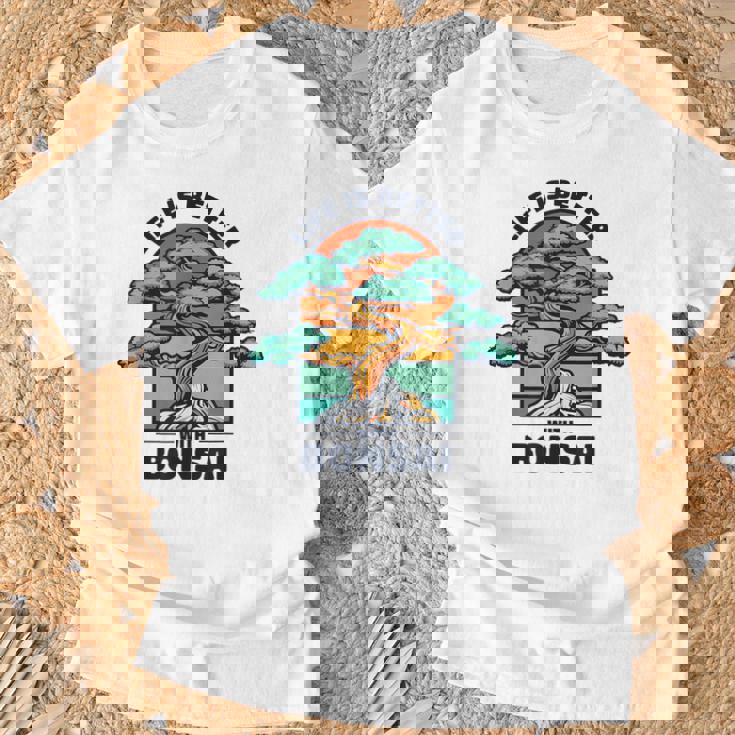 Life Is Better With Bonsai 屋内 盆栽 盆栽ポット 盆栽 Tシャツ 高齢者への贈り物