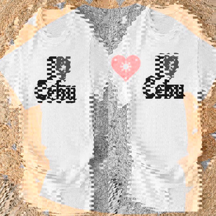 I Love Heart Cebu フィリピン諸島 Tシャツ 高齢者への贈り物