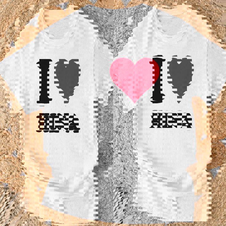 I Love Hina Tシャツ 高齢者への贈り物