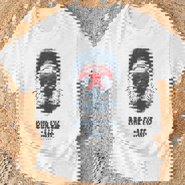 Nariz Para Perro Mamá Border Collie Camiseta unisex Regalos para ancianos